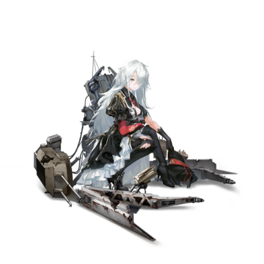 战舰少女R - 彼得罗巴甫洛夫斯克 - 大破立绘