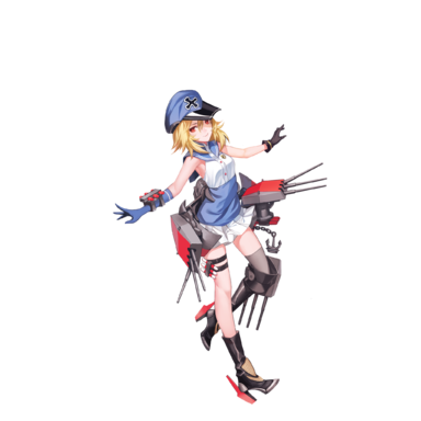 战舰少女R - 莱比锡 - 正常立绘