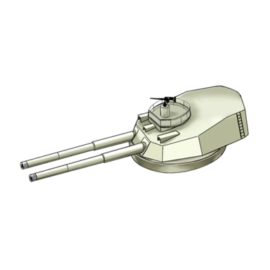 战舰少女R - 双联12英寸主炮（Sp） - 中型主炮(重)