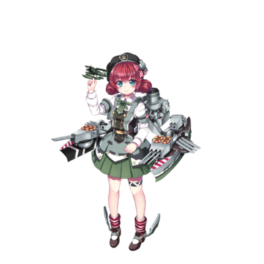 战舰少女R - 加里波第 - 正常立绘