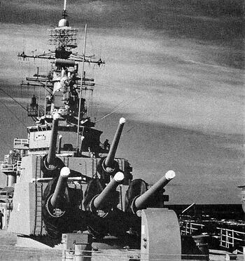 发生炸膛事故后纽波特纽斯的B炮塔