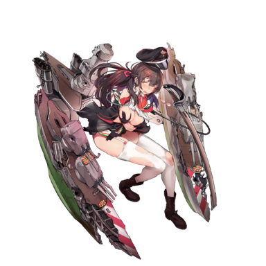 战舰少女R - 阿布鲁奇公爵 - 大破立绘