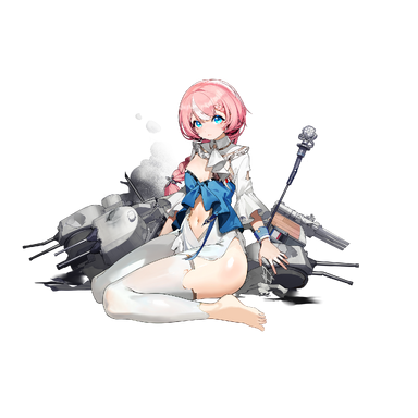 战舰少女R - 迪盖·特鲁安 - 大破立绘