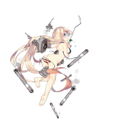 战舰少女R - 射水鱼·改 - 大破立绘