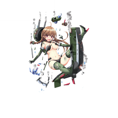 战舰少女R - 絮库夫 - 大破立绘