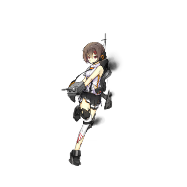 战舰少女R - 绫波 - 大破立绘