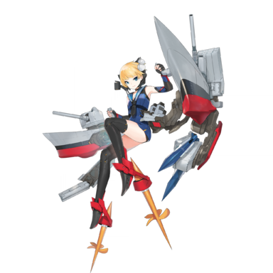 战舰少女R - 查尔斯·F·亚当斯 - 正常立绘