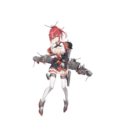 战舰少女R - 门德斯·努涅斯 - 大破立绘