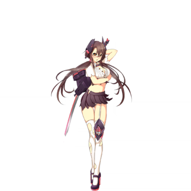 战舰少女R - 龙田 - 大破立绘