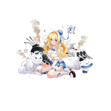 战舰少女R - 亨廷顿 - 大破立绘