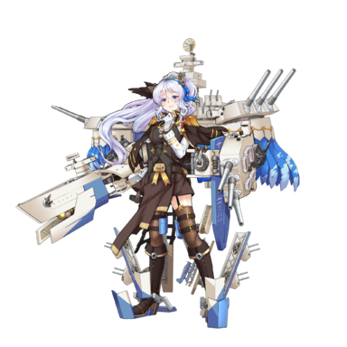 战舰少女R - 华盛顿·改 - 正常立绘
