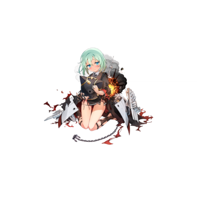 战舰少女R - Z21·改 - 大破立绘
