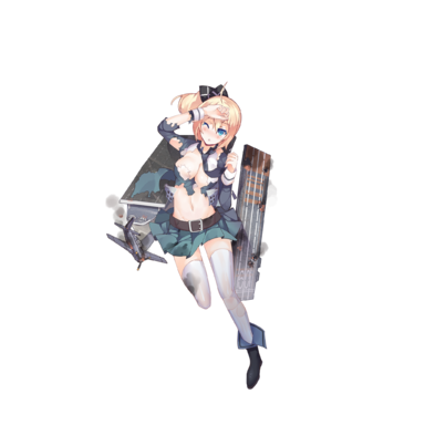 战舰少女R - 博格 - 大破立绘
