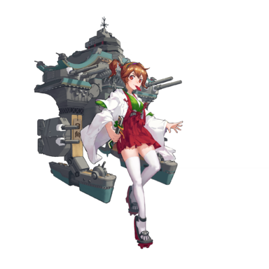 战舰少女R - 日向 - 正常立绘
