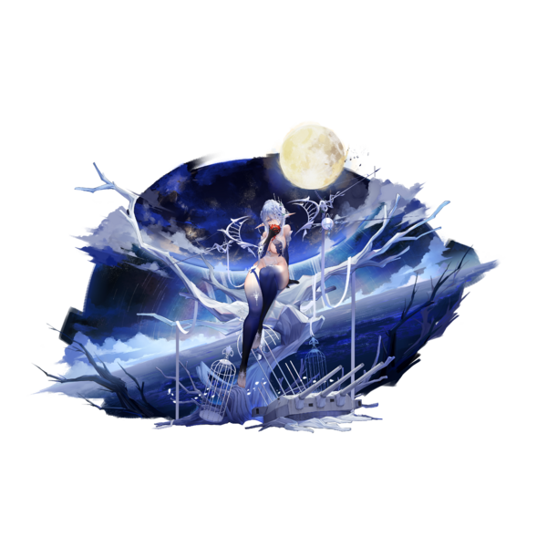 战舰少女R - AIII - 换装 - 空寂星月夜 - 正常立绘