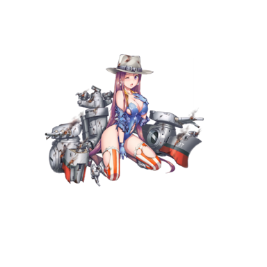 战舰少女R - 塔斯卡卢萨 - 大破立绘