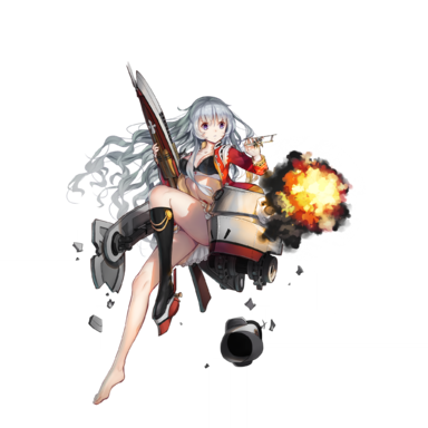 战舰少女R - 暴怒 - 大破立绘