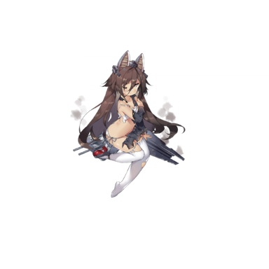 战舰少女R - 天津风 - 大破立绘