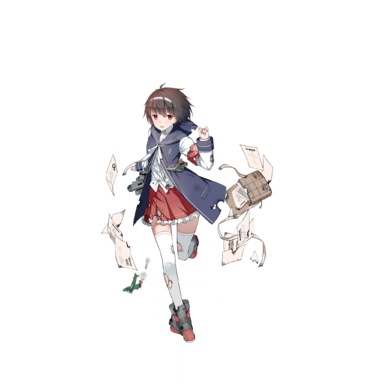 战舰少女R - 飞鹰 - 大破立绘