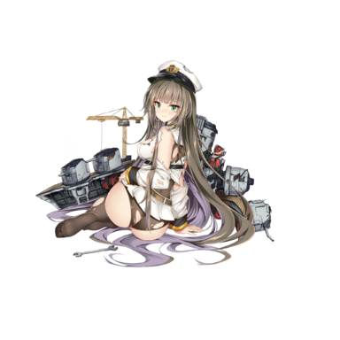 战舰少女R - 德里 - 大破立绘