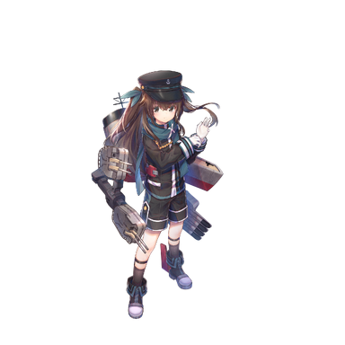 战舰少女R - 黑潮·改 - 正常立绘