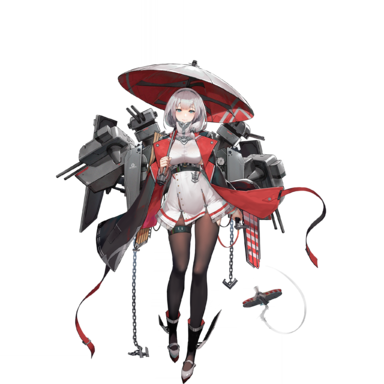 战舰少女R - 扎拉 - 正常立绘