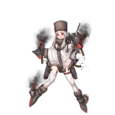 战舰少女R - 果敢 - 大破立绘