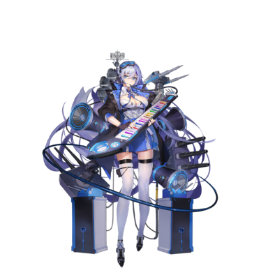 战舰少女R - 关岛·改 - 正常立绘