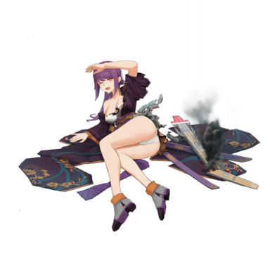 战舰少女R - 祥凤·改 - 大破立绘