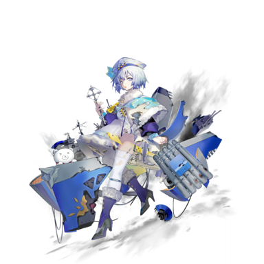 战舰少女R - 基辅·改 - 大破立绘