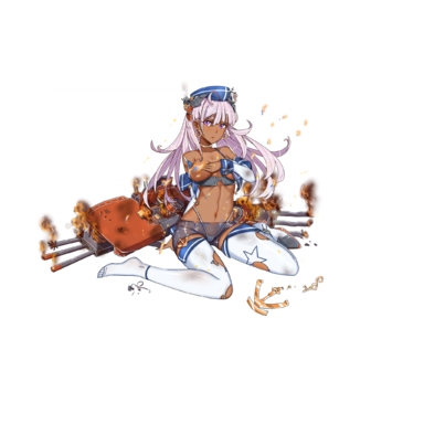 战舰少女R - 奥希金斯 - 大破立绘