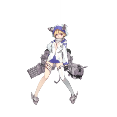 战舰少女R - 弗莱彻 - 正常立绘