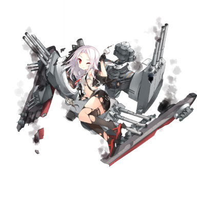 战舰少女R - 维托里奥·维内托 - 大破立绘
