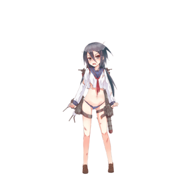 战舰少女R - 雷 - 大破立绘