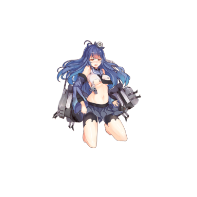 战舰少女R - 萨福克 - 大破立绘