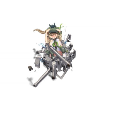 战舰少女R - 罗伯茨 - 大破立绘