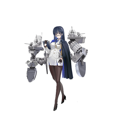 战舰少女R - 德意志(训练巡洋舰) - 正常立绘