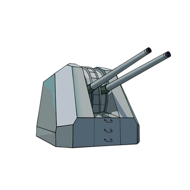 战舰少女R - 79B式改进型双联100毫米主炮 - 小型主炮
