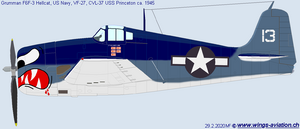 VF-27的F6F-3战斗机