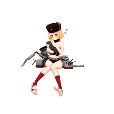 战舰少女R - 哥萨克人·改 - 大破立绘