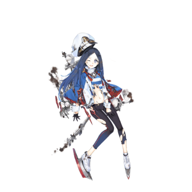 战舰少女R - 蔚山 - 大破立绘