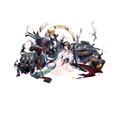 战舰少女R - 骏河 - 大破立绘