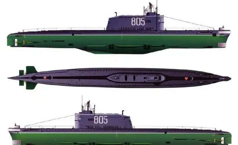 文件:629型(G级)潜艇模型.jpg