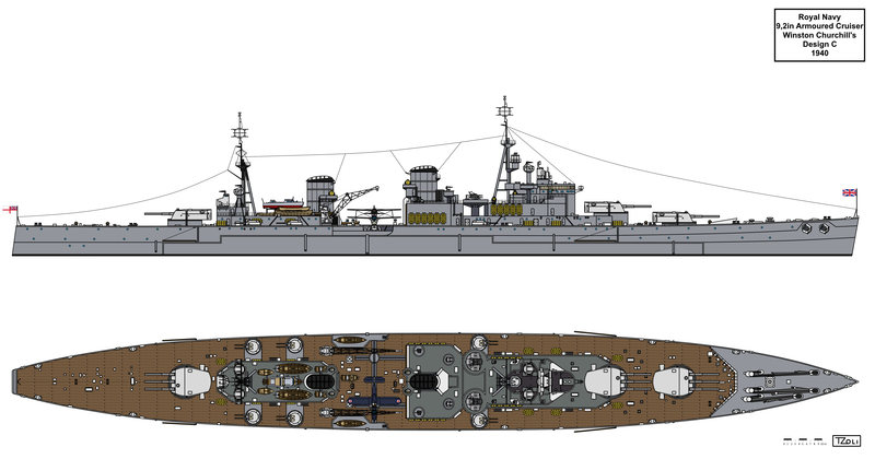 文件:Churchill's cruiser 1940 design D.png