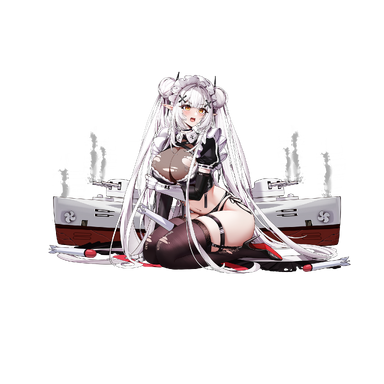 战舰少女R - X1 - 大破立绘