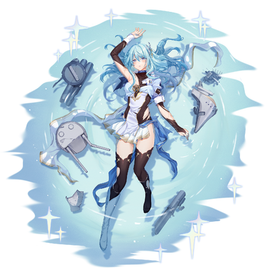 战舰少女R - 水中仙女 - 大破立绘