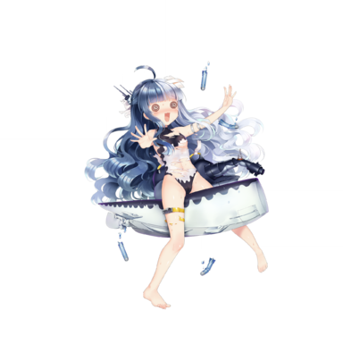 战舰少女R - M1 - 大破立绘