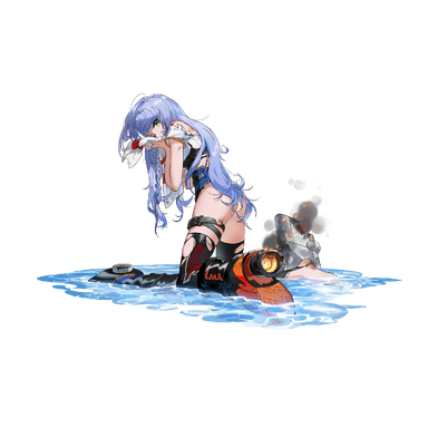 战舰少女R - U-3008 - 大破立绘