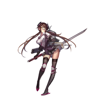 战舰少女R - 龙田·改 - 正常立绘