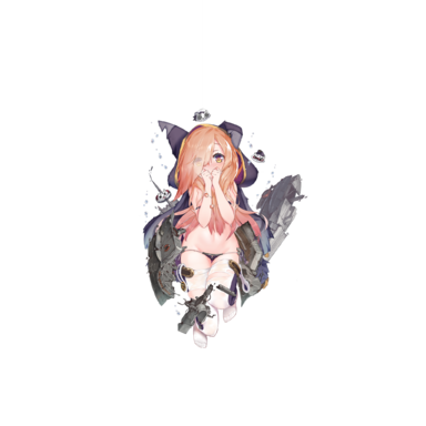 战舰少女R - U-81·改 - 大破立绘